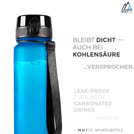 Sport-Trinkflasche aus Tritan - Auslaufsicher, BPA-frei & leicht